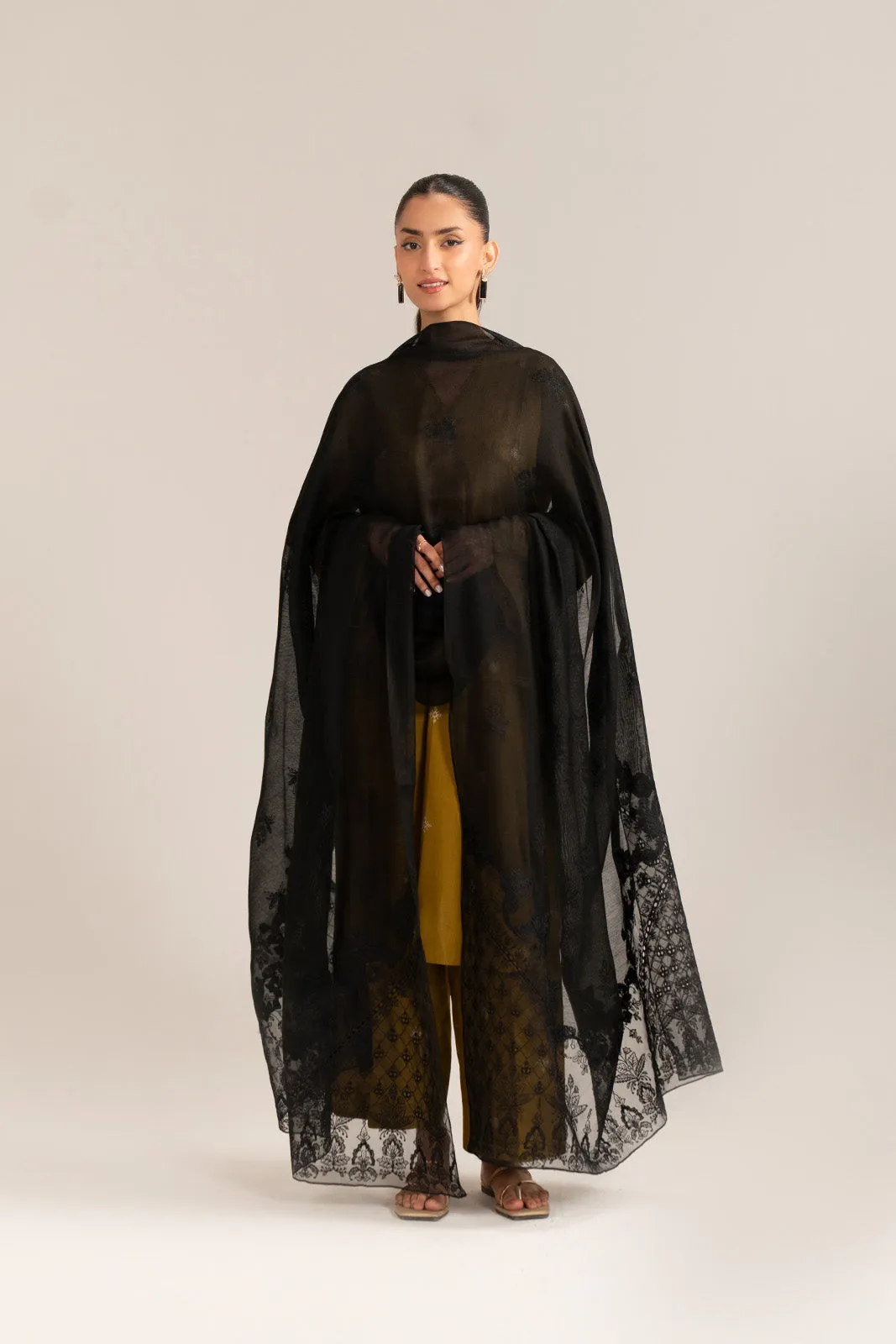 1 Piece Khaddi Net Embroidered (FH0004)