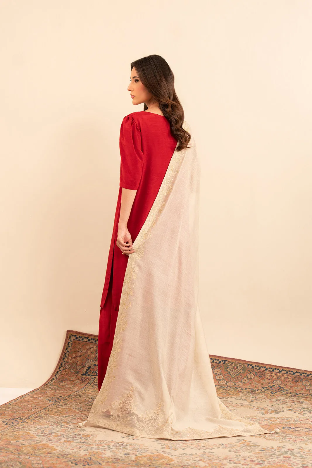 1 Piece Khaddi Net Embroidered (FH0006)