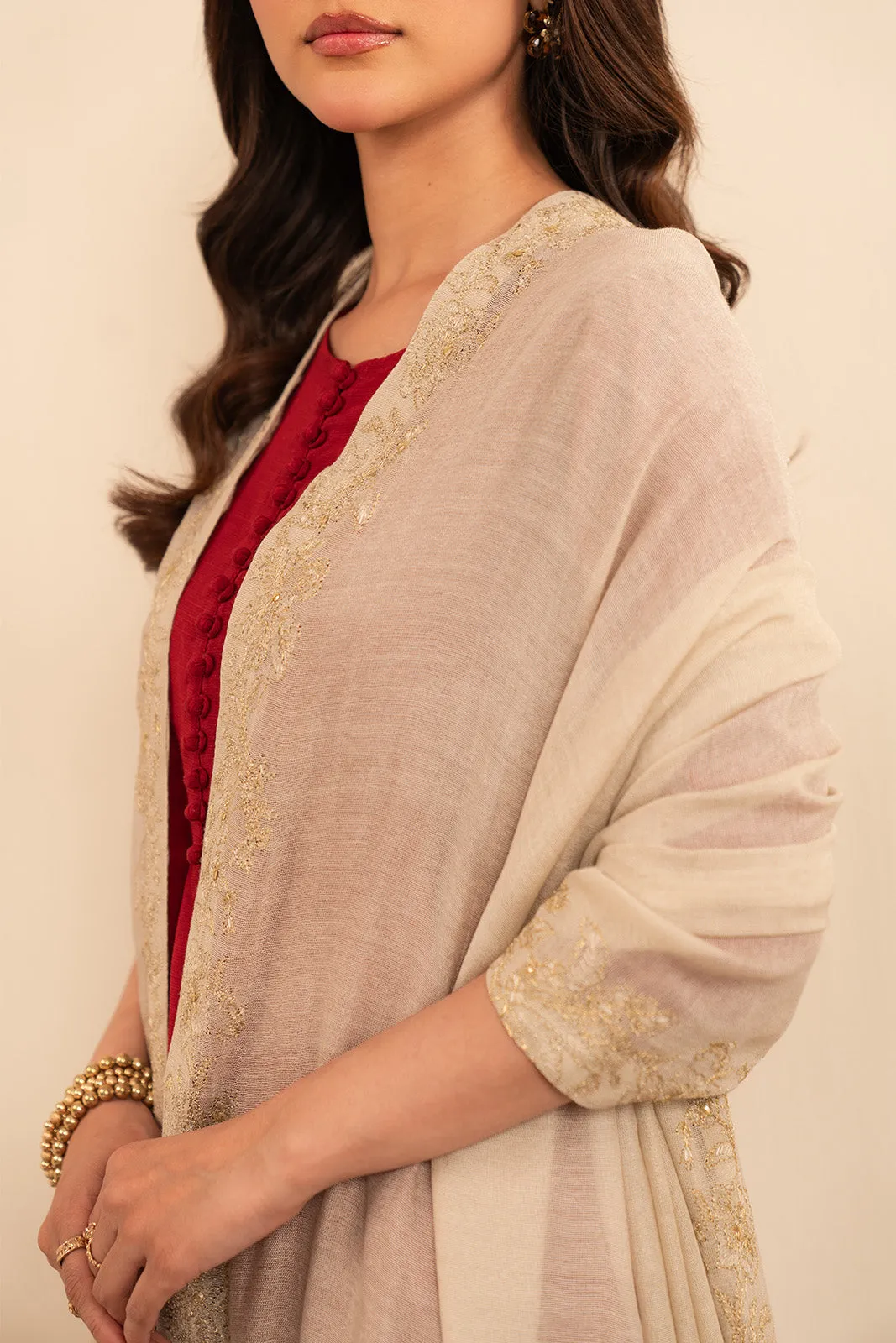 1 Piece Khaddi Net Embroidered (FH0006)
