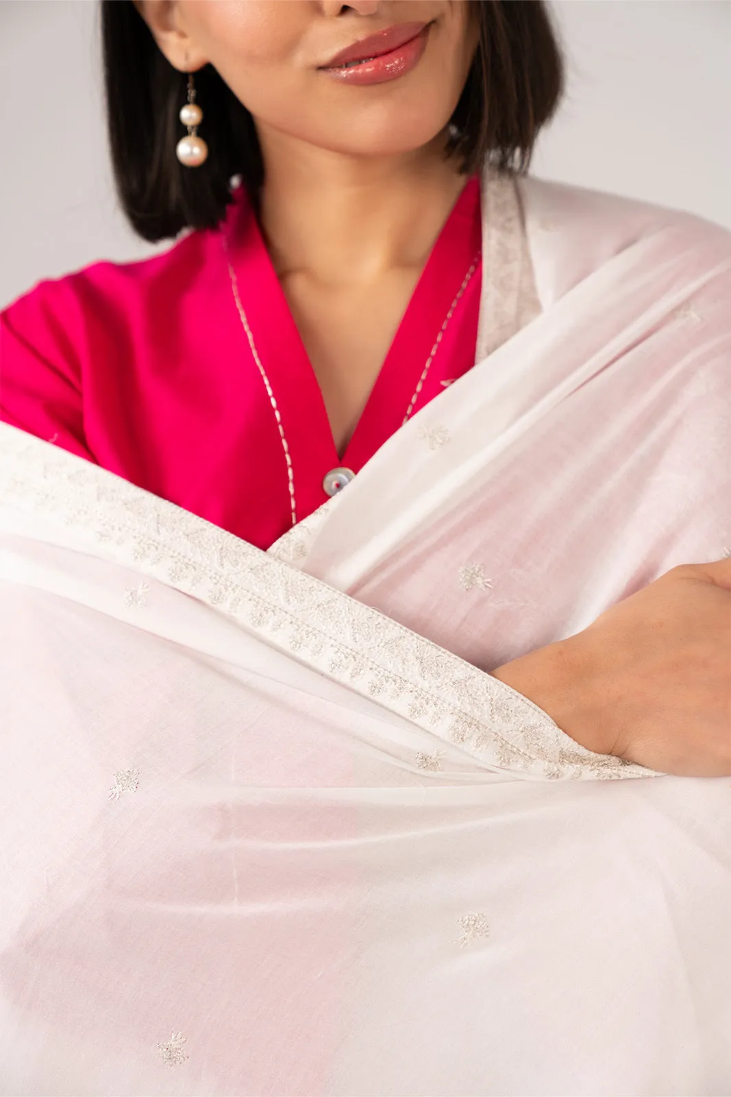 1 Piece Lawn Embroidered Shawl (CH0009)
