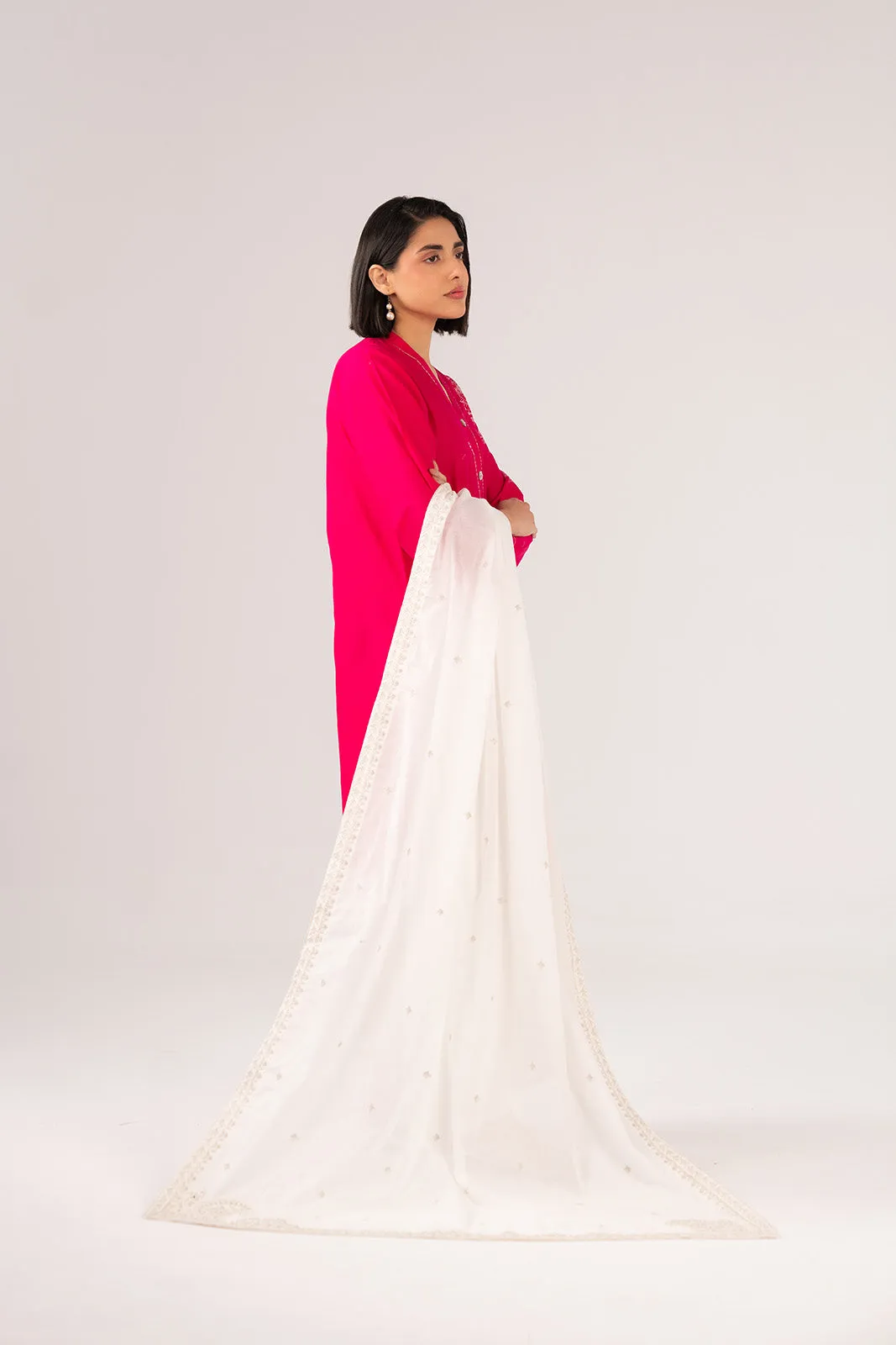 1 Piece Lawn Embroidered Shawl (CH0009)