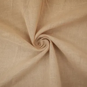 1 YD PC-Beige Cotton Lawn Woven Fabric