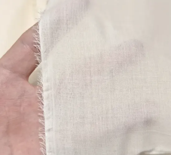 100% Cotton Lawn Fabric | Lightweight Breathable Cotton | 60" Wide | White Ivory Black |