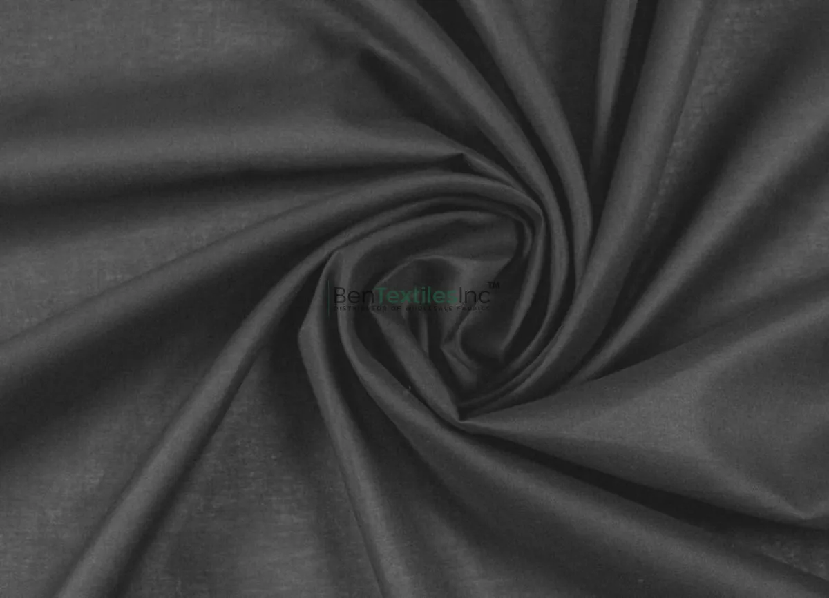 100% Cotton Lawn Fabric | Lightweight Breathable Cotton | 60" Wide | White Ivory Black |