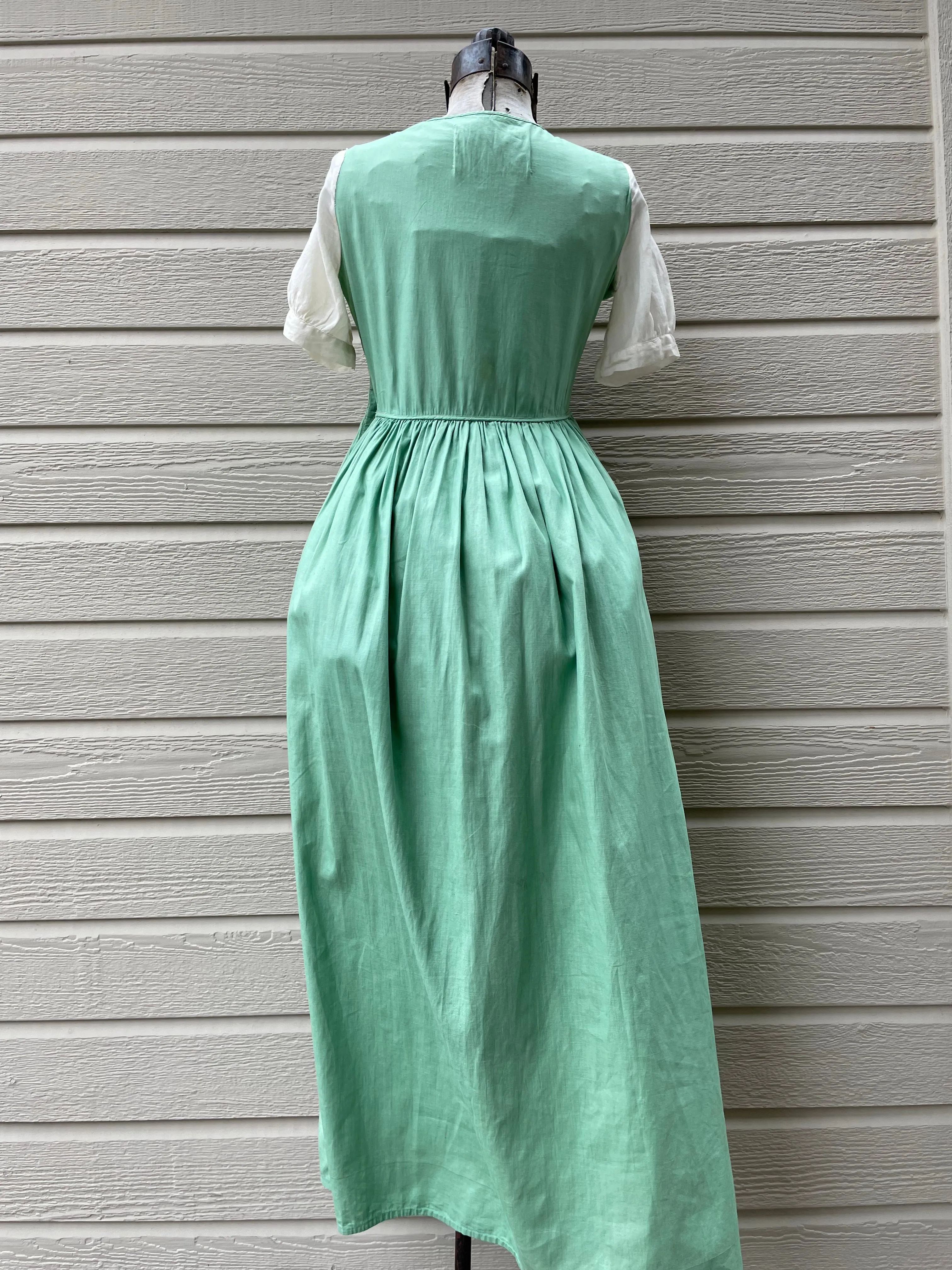 1930s Renaissance style Cotton Costume Dress