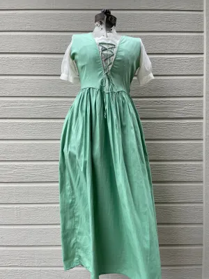 1930s Renaissance style Cotton Costume Dress