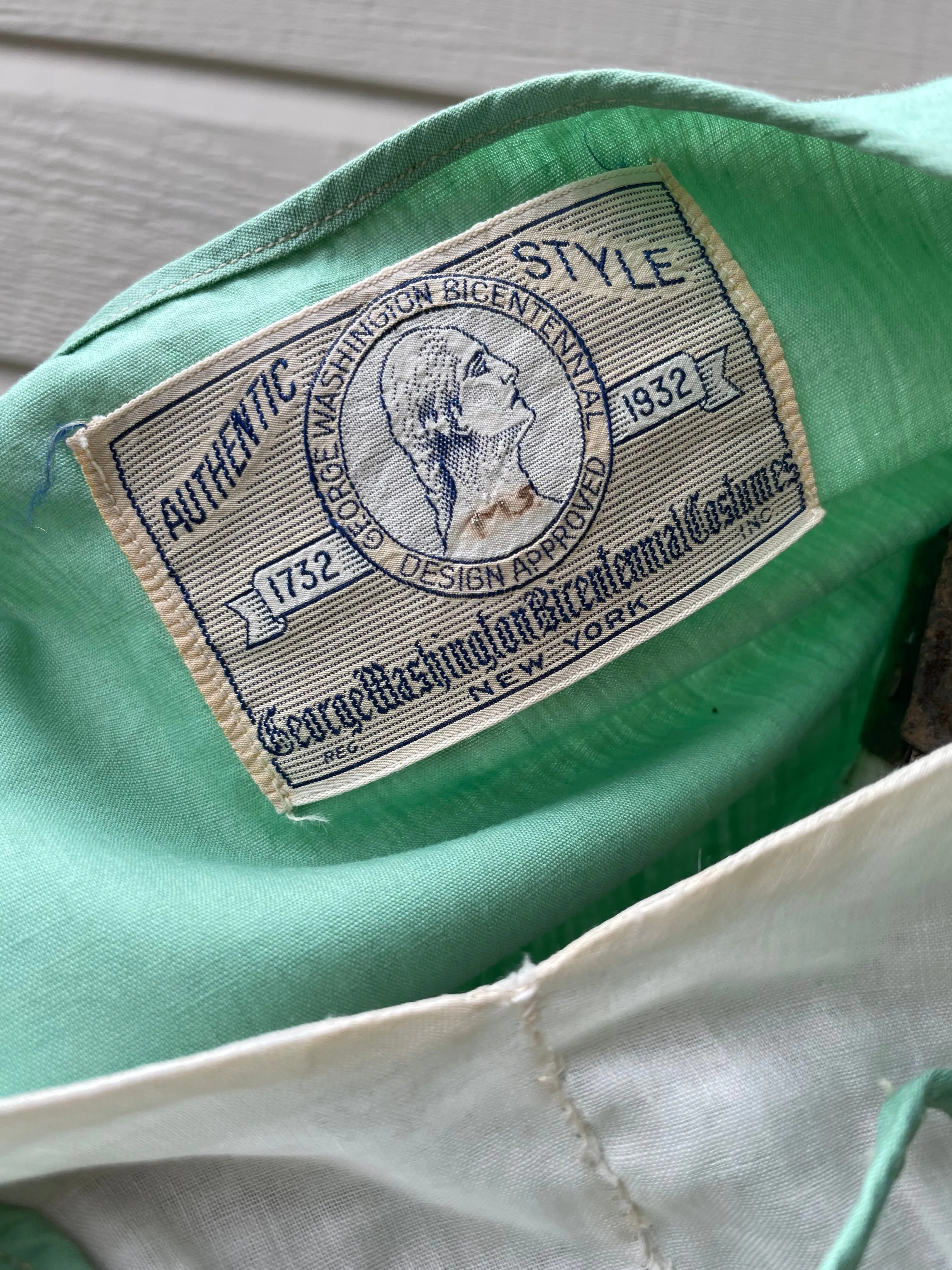 1930s Renaissance style Cotton Costume Dress