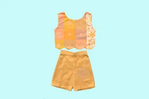 1950s Two Piece Orange  Play Set