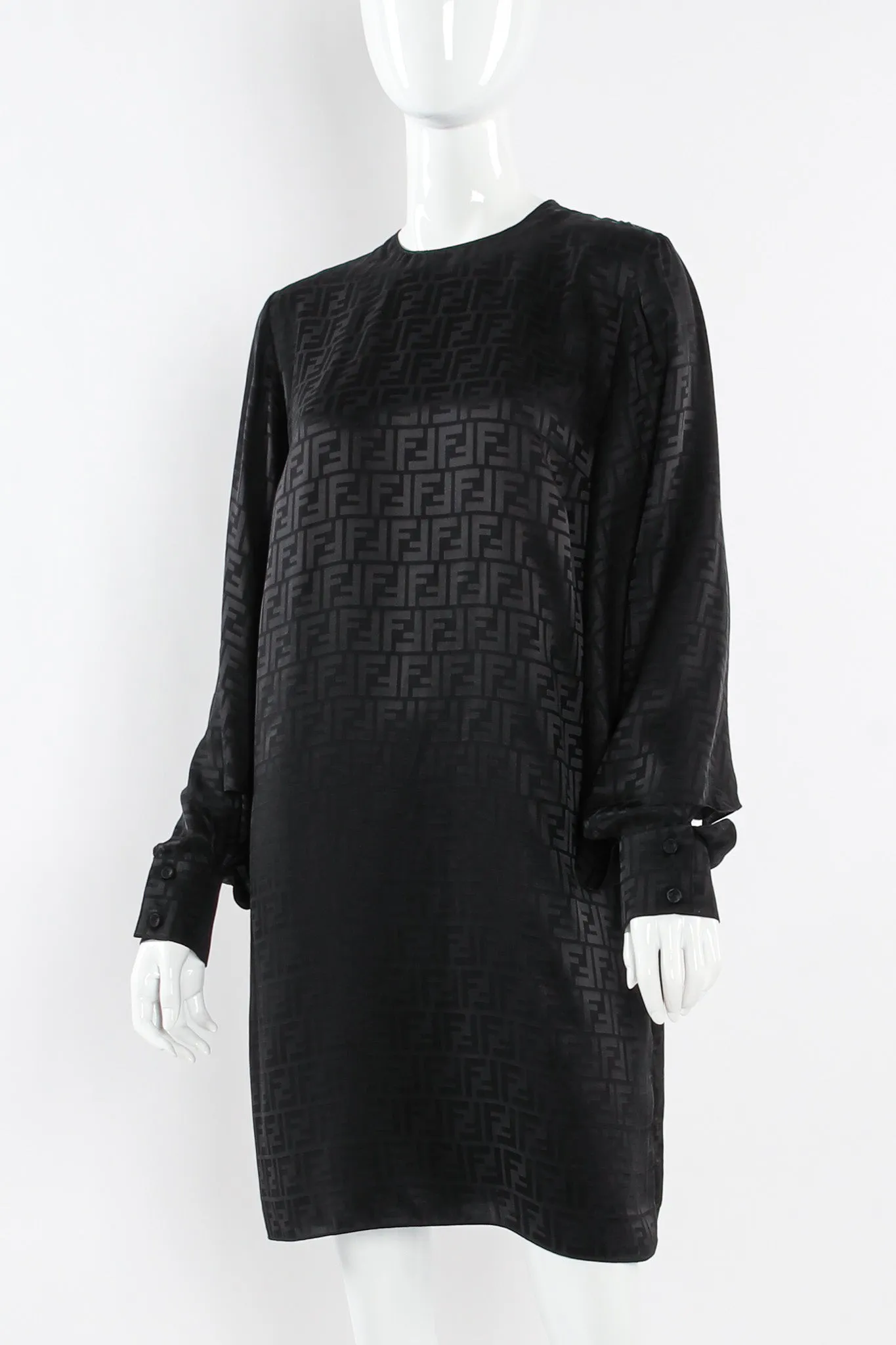 2022 S/S Monogram Silk Dress & Scarf Set