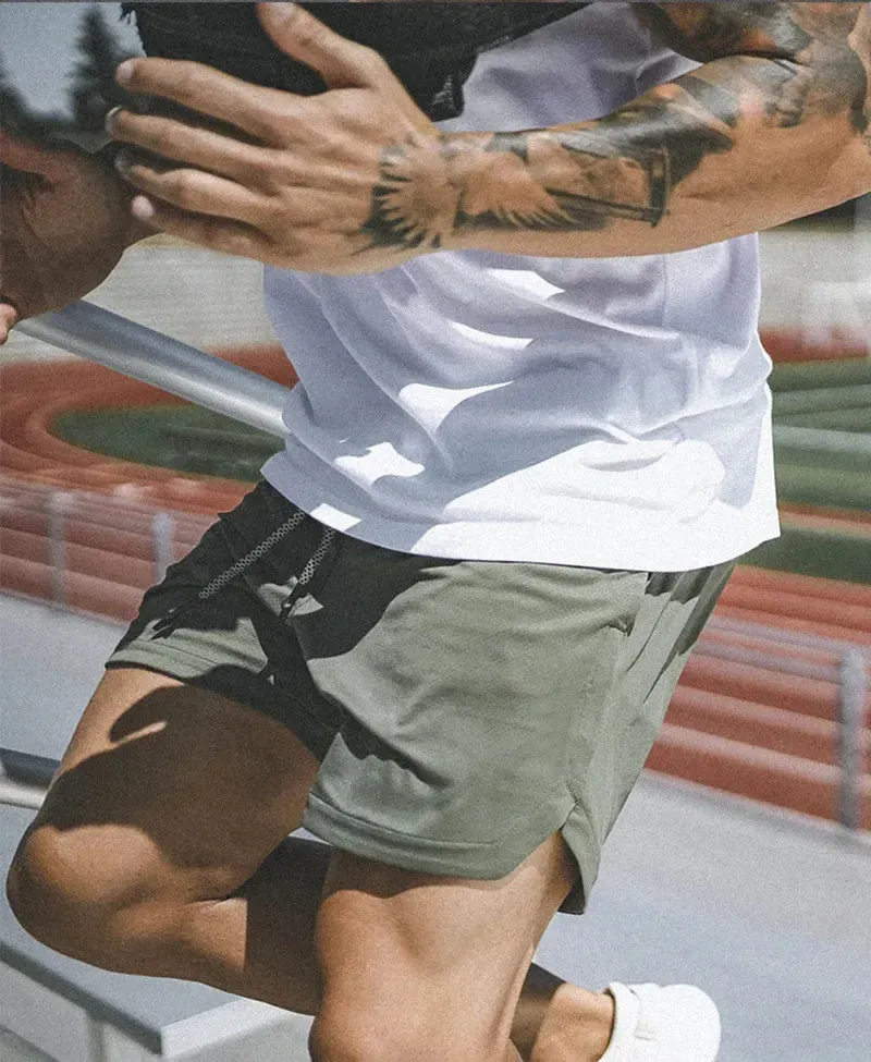 2025 New Men's 2-in-1 Quick Dry Running Shorts