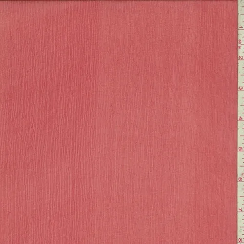 4 YD PC-Pomegranate Crinkled Silk Chiffon Fabric