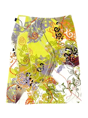 90s Christian Lacroix Jeans Patchwork Skirt