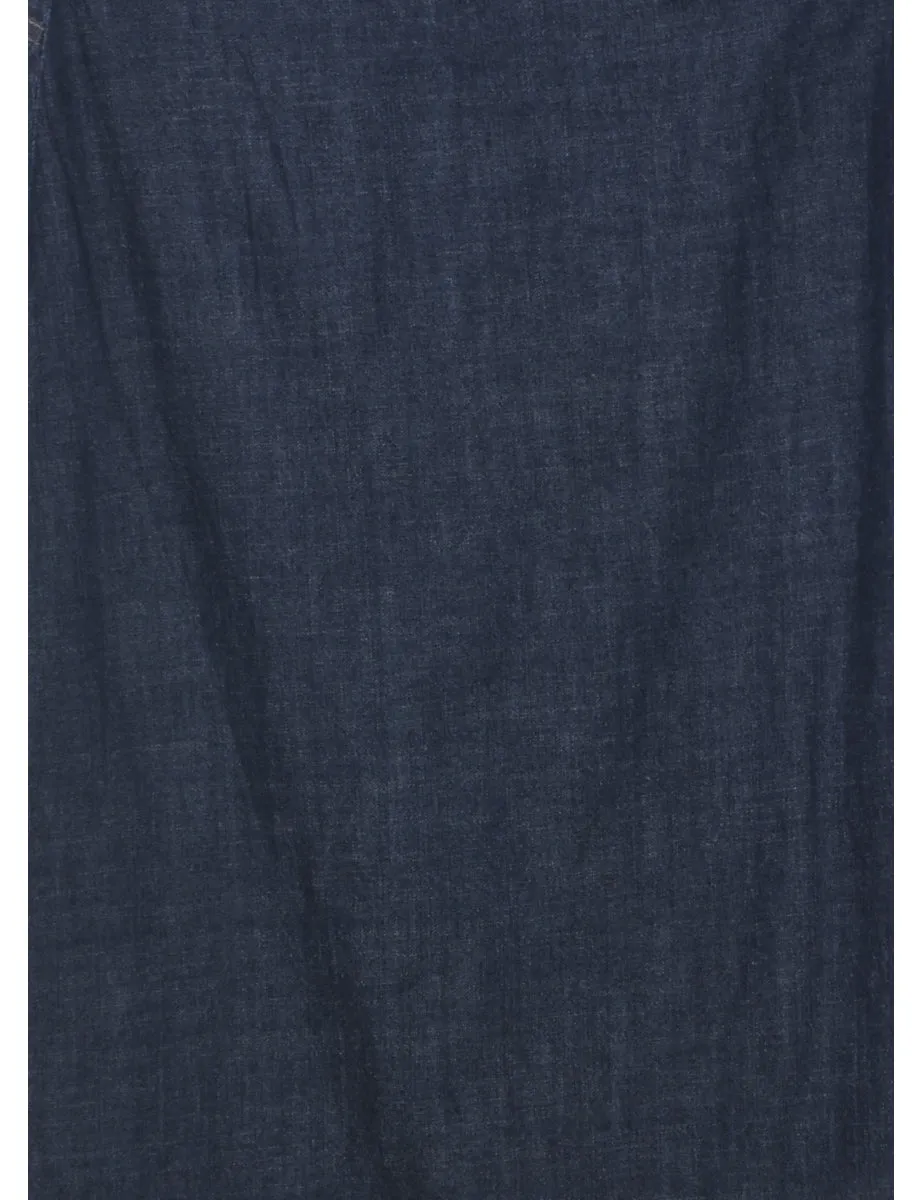 A-Line Denim Skirt - M