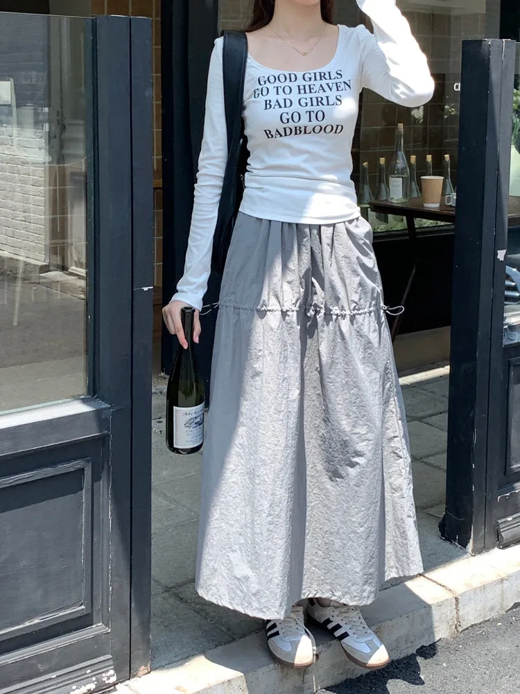 A-line large swing dress skirt