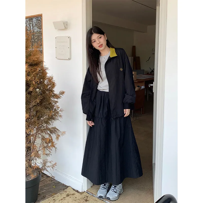 A-line large swing dress skirt