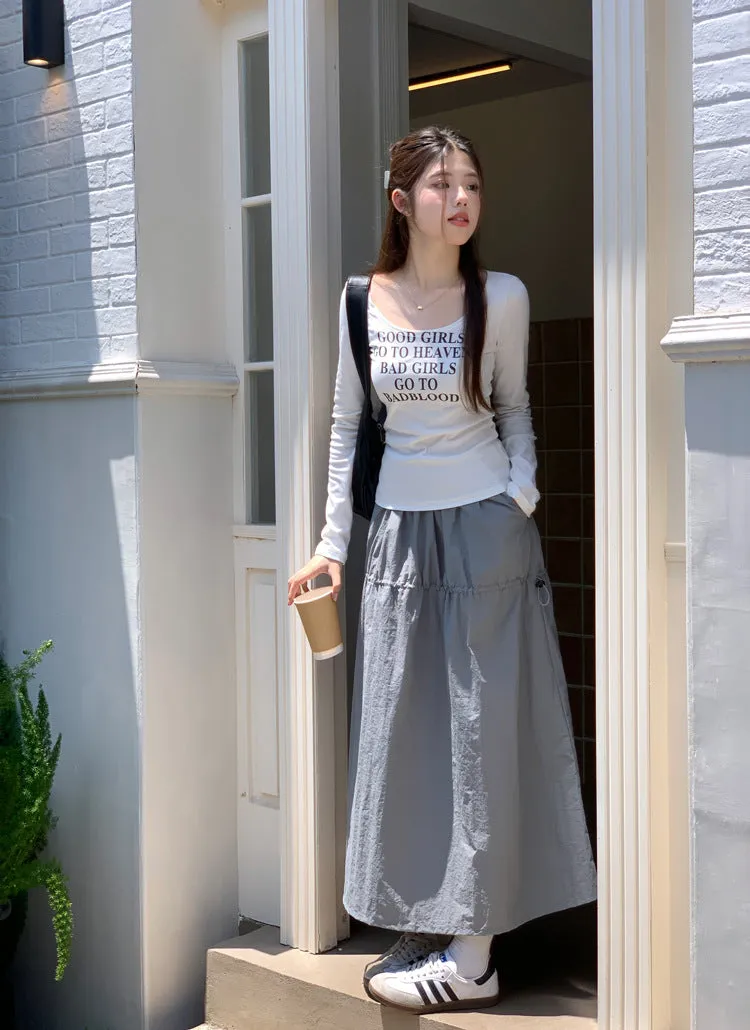 A-line large swing dress skirt