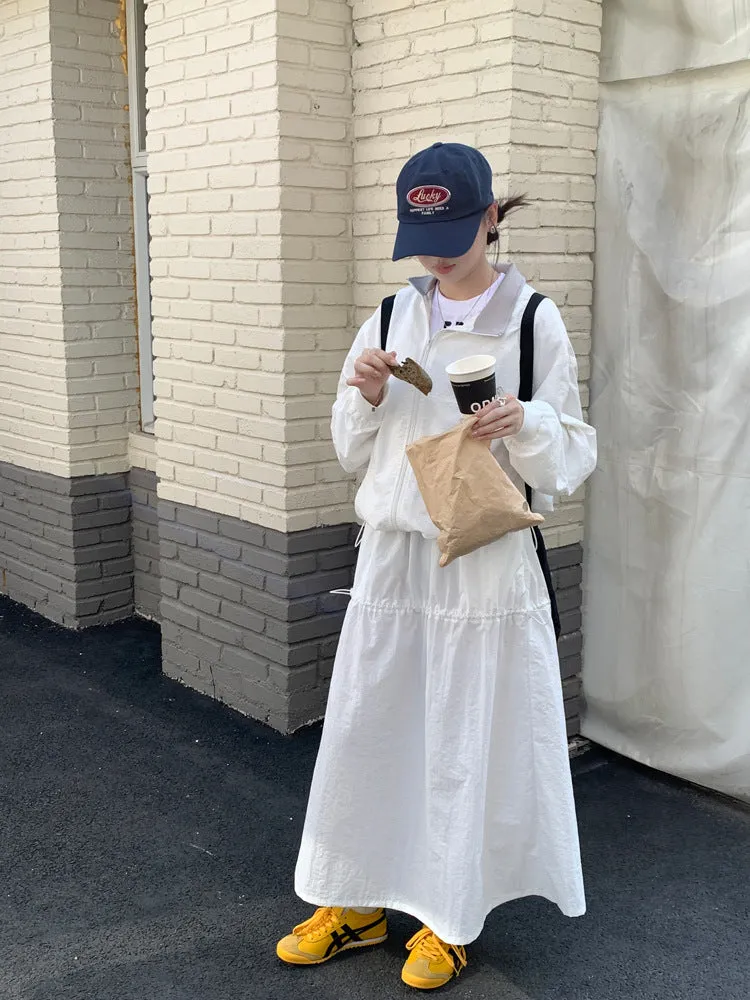 A-line large swing dress skirt