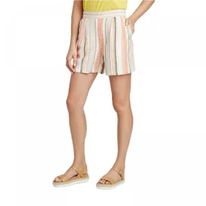 A New Day Women's Mid Rise Linen Pull On Shorts