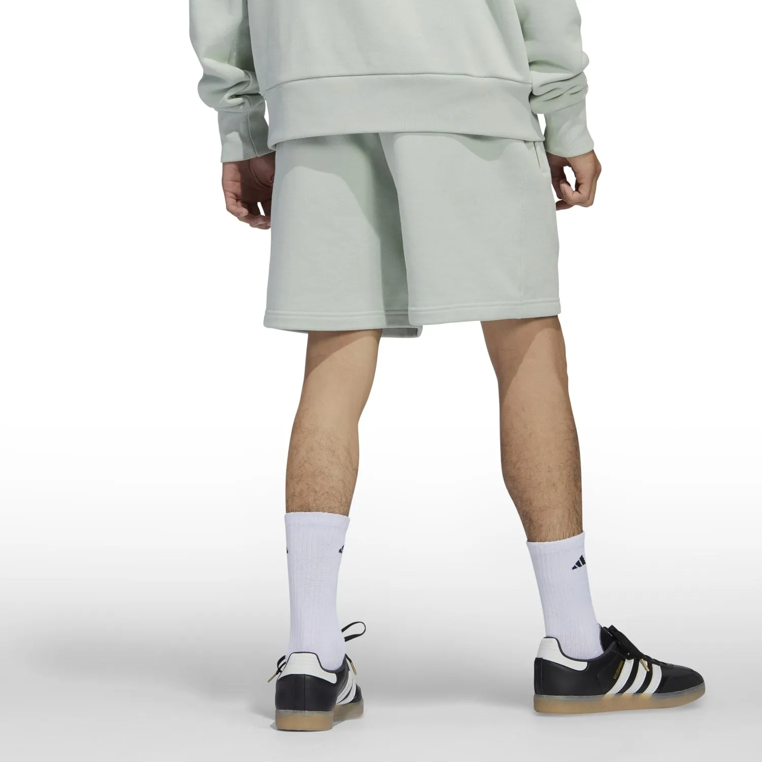 Adidas Originals Unisex PW Pharrell Williams Humanrace Basics Short Linen Green HS4822