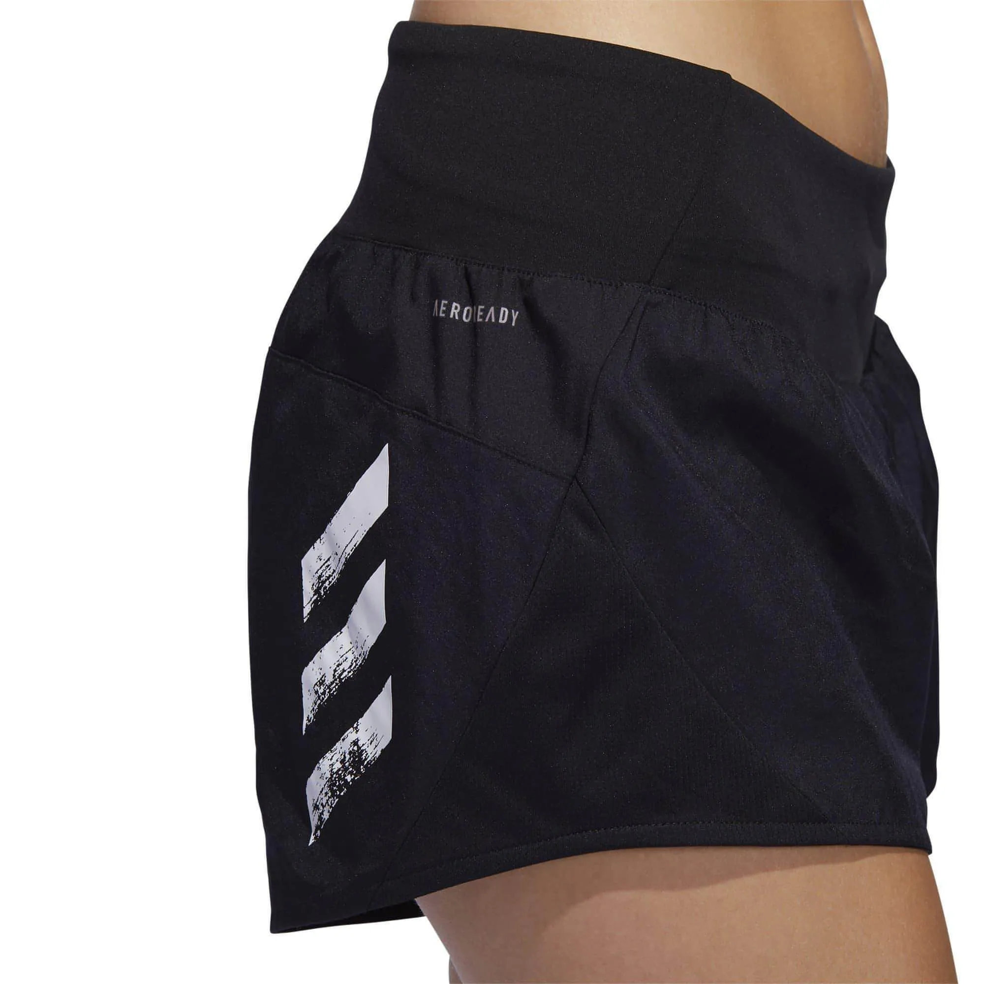 adidas Run It 4 Inch Womens Running Shorts - Black