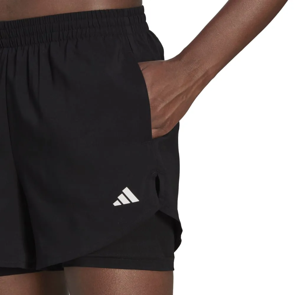 Adidas Womens Made for Training Minimal 2-in-1 Shorts