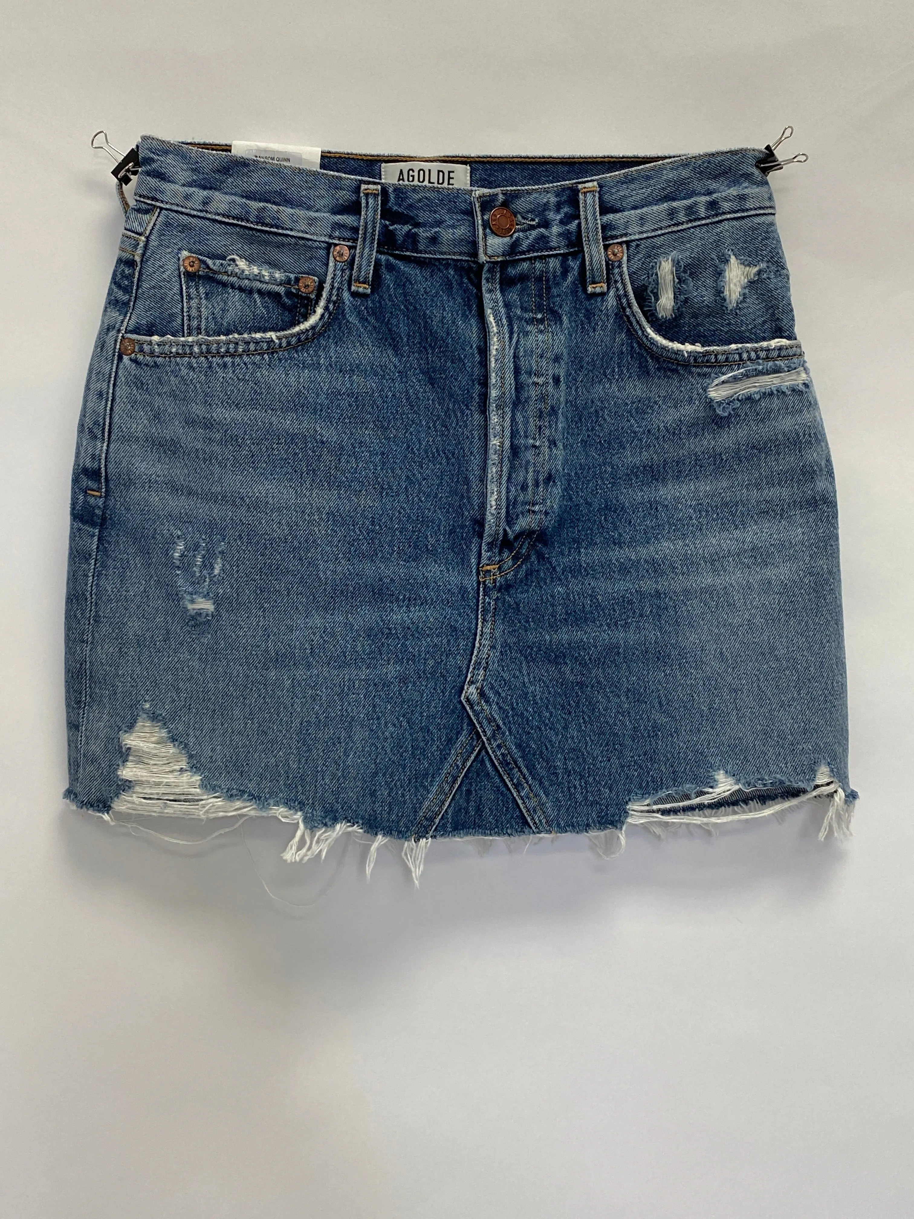 AGolde Short Denim Skirt