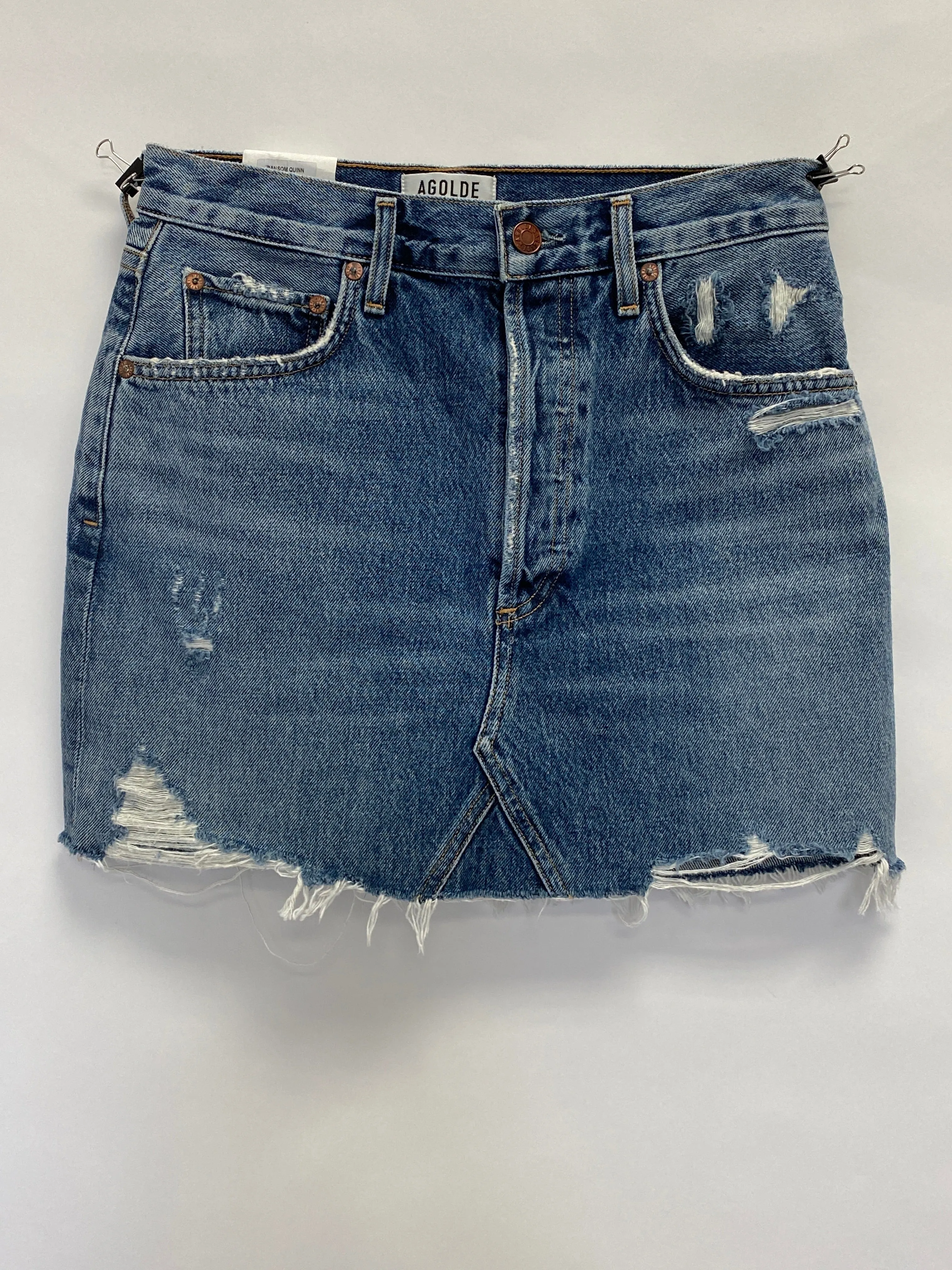AGolde Short Denim Skirt