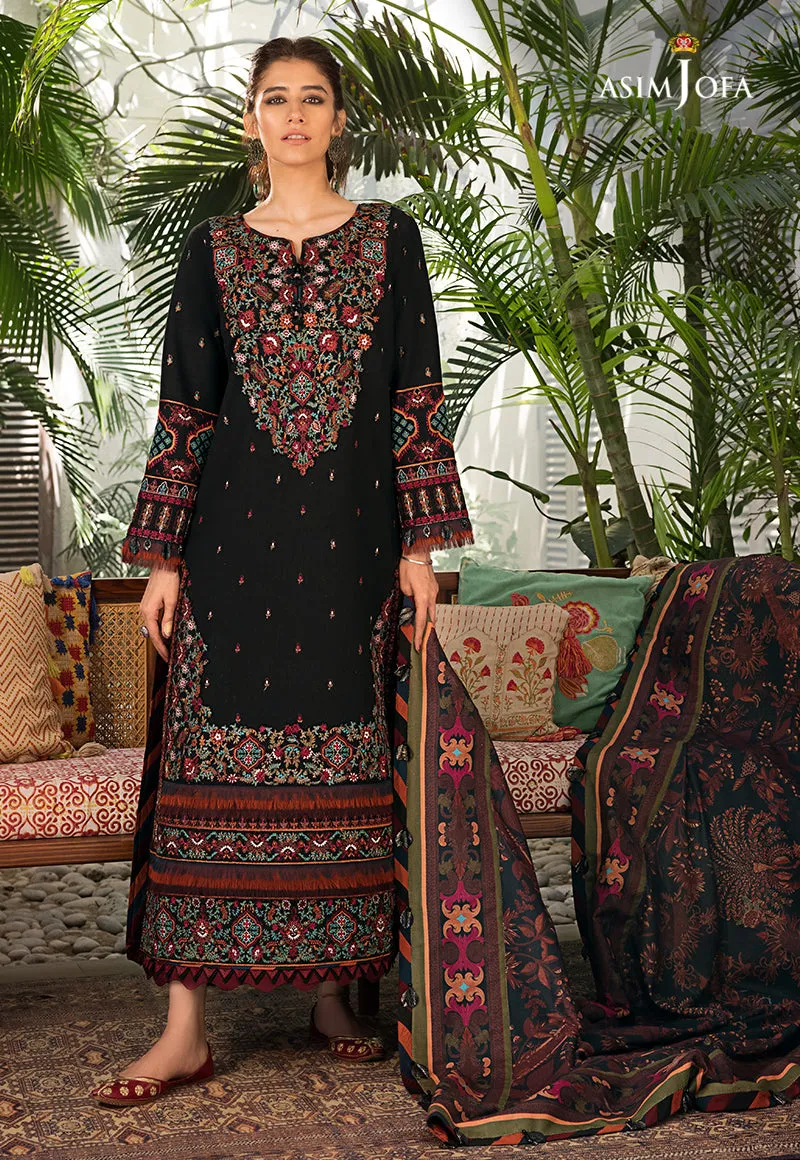 AJK-11 |  Asim Jofa The Syra Edit Kashmiri Embroidered Collection 2022 | Unstitched Embroidered Winter Suits
