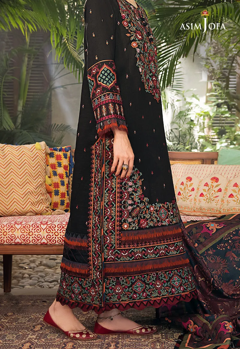 AJK-11 |  Asim Jofa The Syra Edit Kashmiri Embroidered Collection 2022 | Unstitched Embroidered Winter Suits