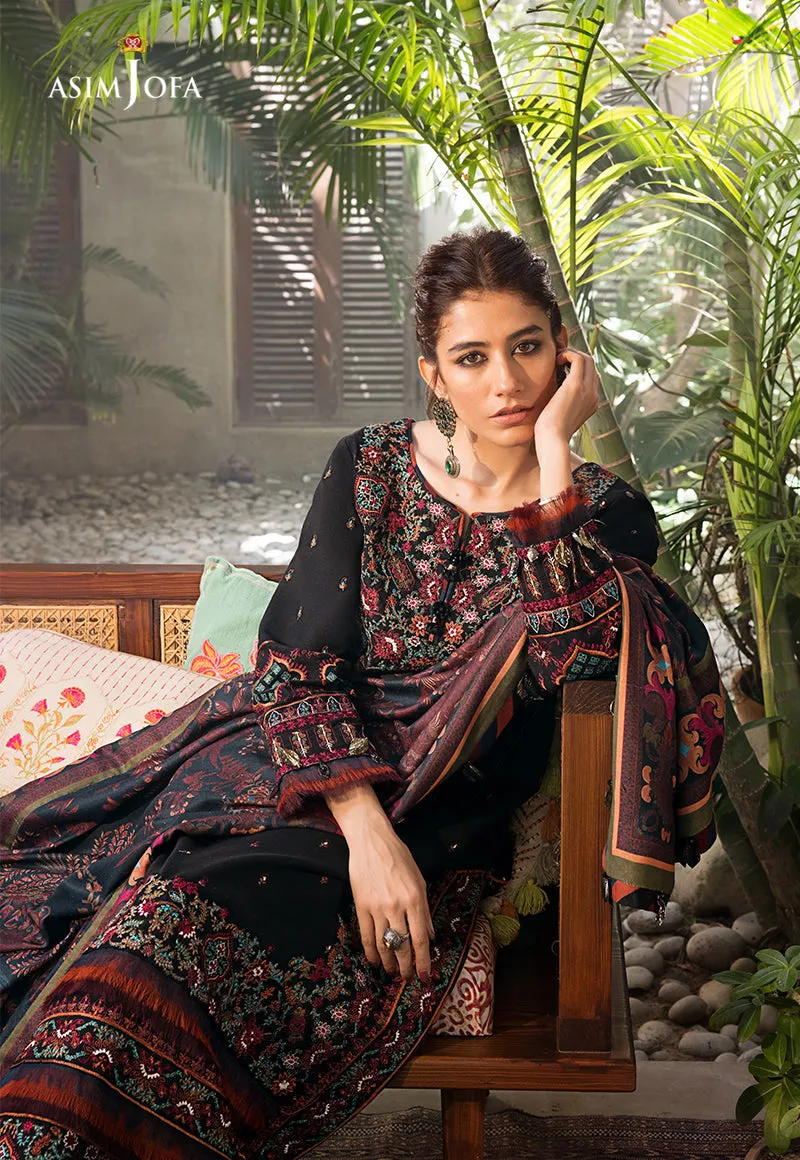 AJK-11 |  Asim Jofa The Syra Edit Kashmiri Embroidered Collection 2022 | Unstitched Embroidered Winter Suits