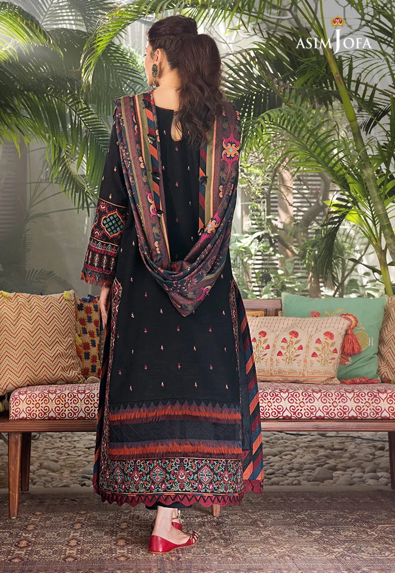 AJK-11 |  Asim Jofa The Syra Edit Kashmiri Embroidered Collection 2022 | Unstitched Embroidered Winter Suits