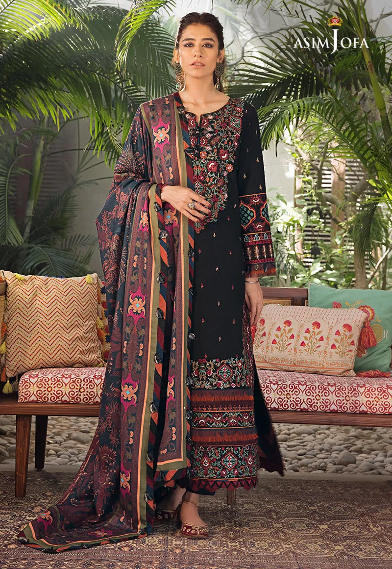 AJK-11 |  Asim Jofa The Syra Edit Kashmiri Embroidered Collection 2022 | Unstitched Embroidered Winter Suits