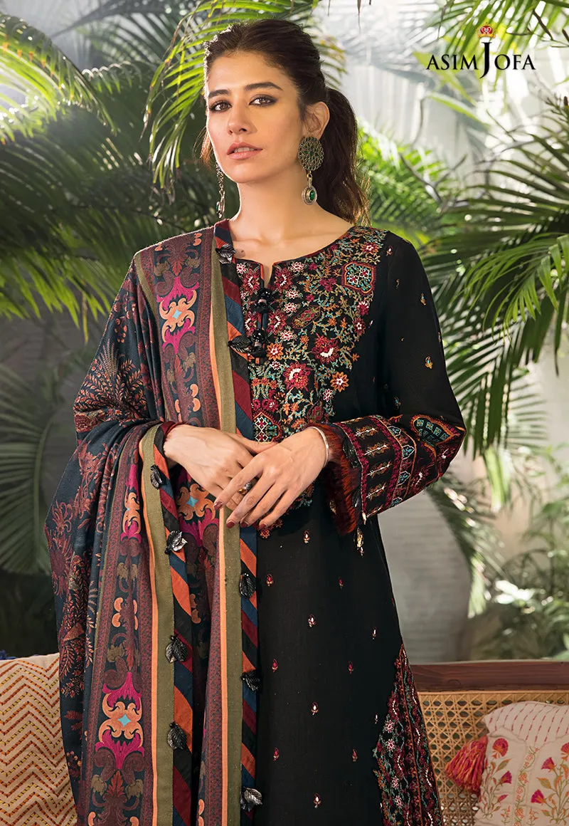 AJK-11 |  Asim Jofa The Syra Edit Kashmiri Embroidered Collection 2022 | Unstitched Embroidered Winter Suits