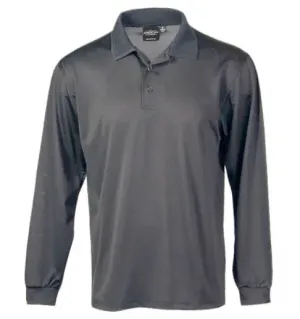 All American Clothing Co. - Long Sleeve Aqua Dry Polo Shirt