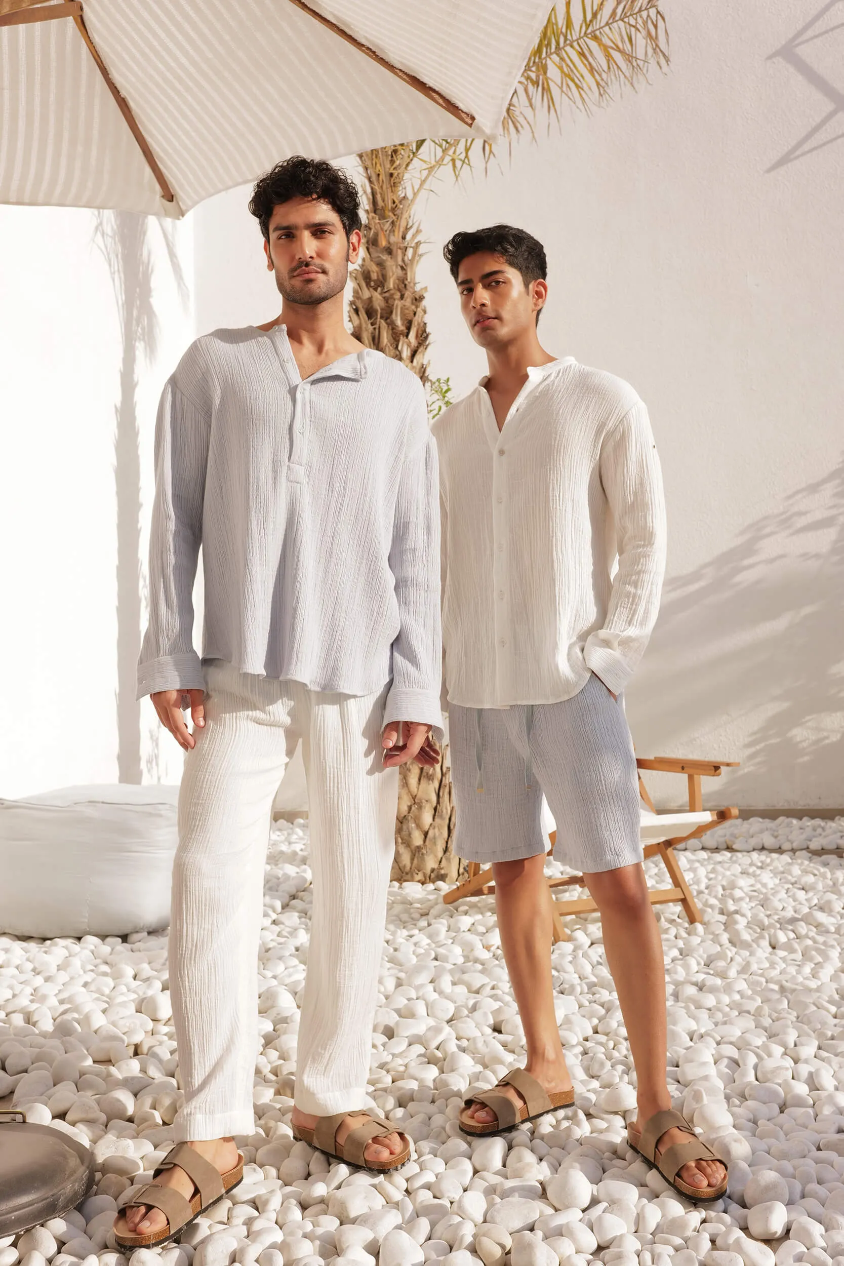 Amalfi Shorts - Man (SOFT BLUE)