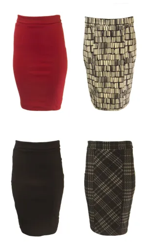 ANALILI Women's Lined Pull On Pencil Skirt $125 NWT