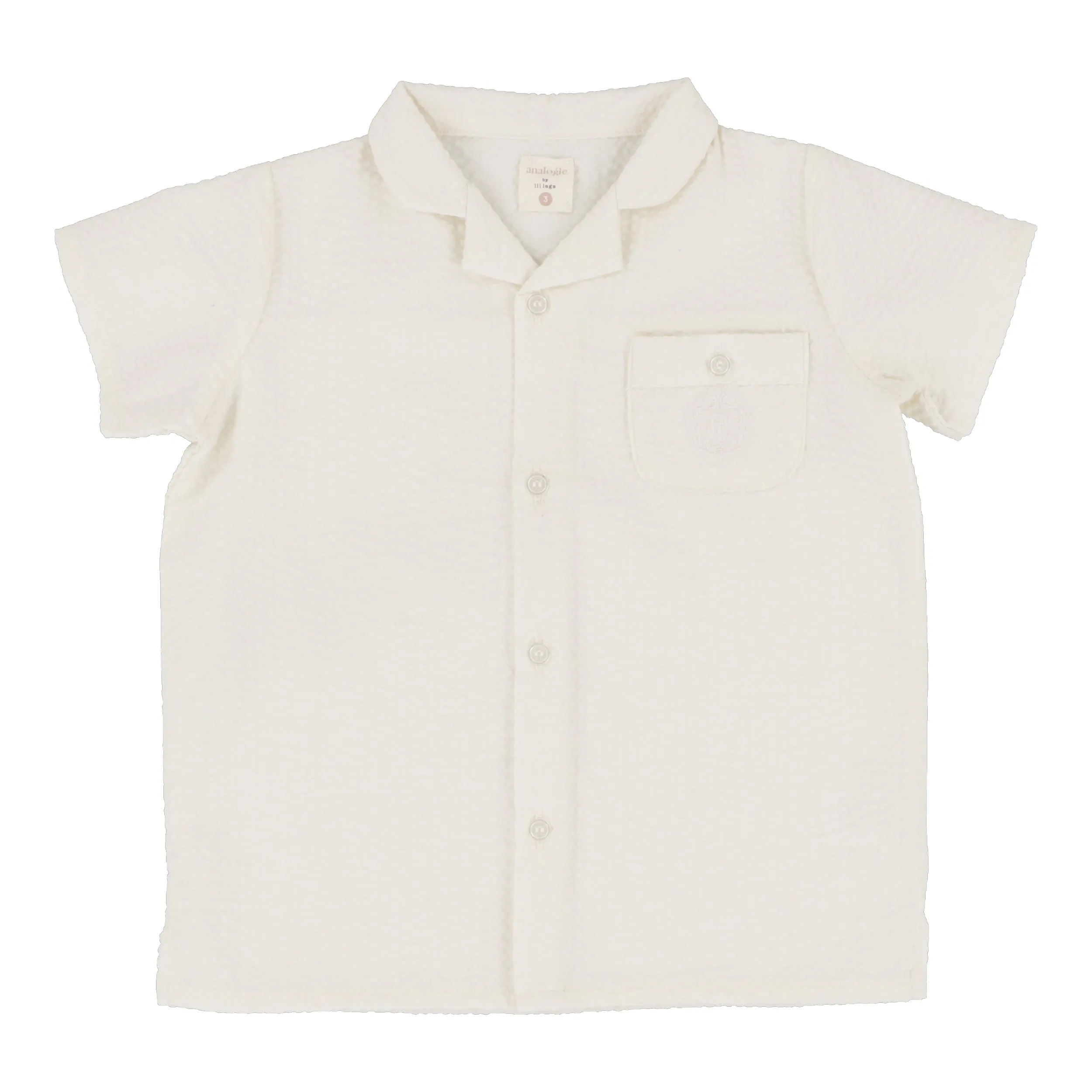 Analogie Seersucker Shirt - Cream