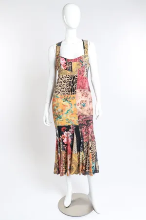 Animal Patchwork Dress
