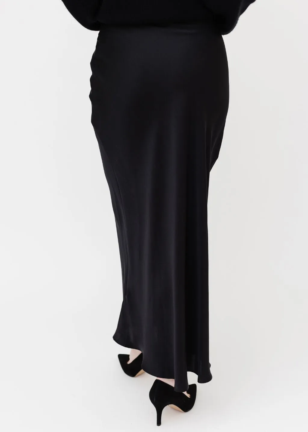 Anine Bing Bar Silk Maxi Skirt
