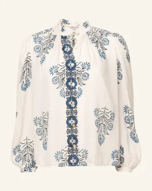 Annabel Black and Blue Shirt