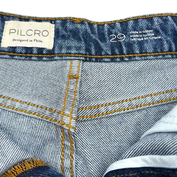 Anthropologie Pilcro Lover Embellished Denim Shorts Size 29