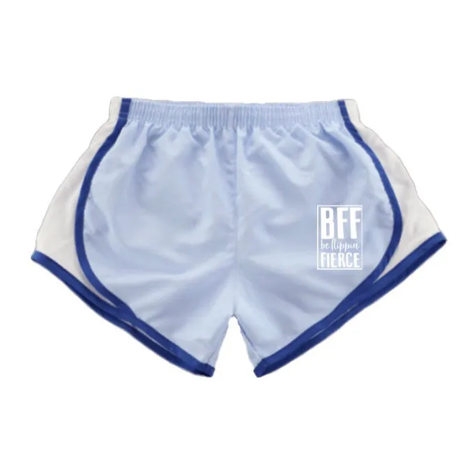 Athletic BFF Logo Shorts - Carolina Blue