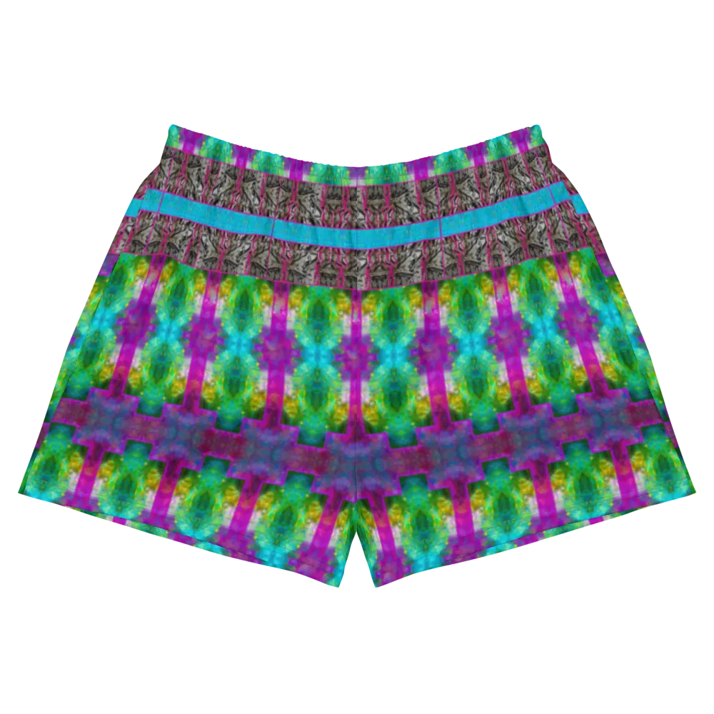 Athletic Shorts (Unisex)(Virilis/Muliebris)(Tree Link Stripe) RJSTH@Fabric#11 RJSTHS2021 RJS