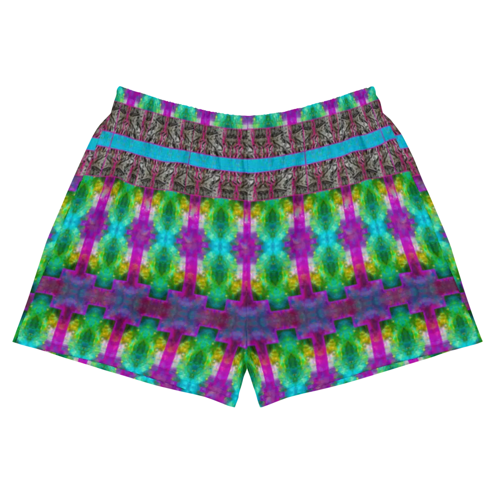 Athletic Shorts (Unisex)(Virilis/Muliebris)(Tree Link Stripe) RJSTH@Fabric#11 RJSTHS2021 RJS
