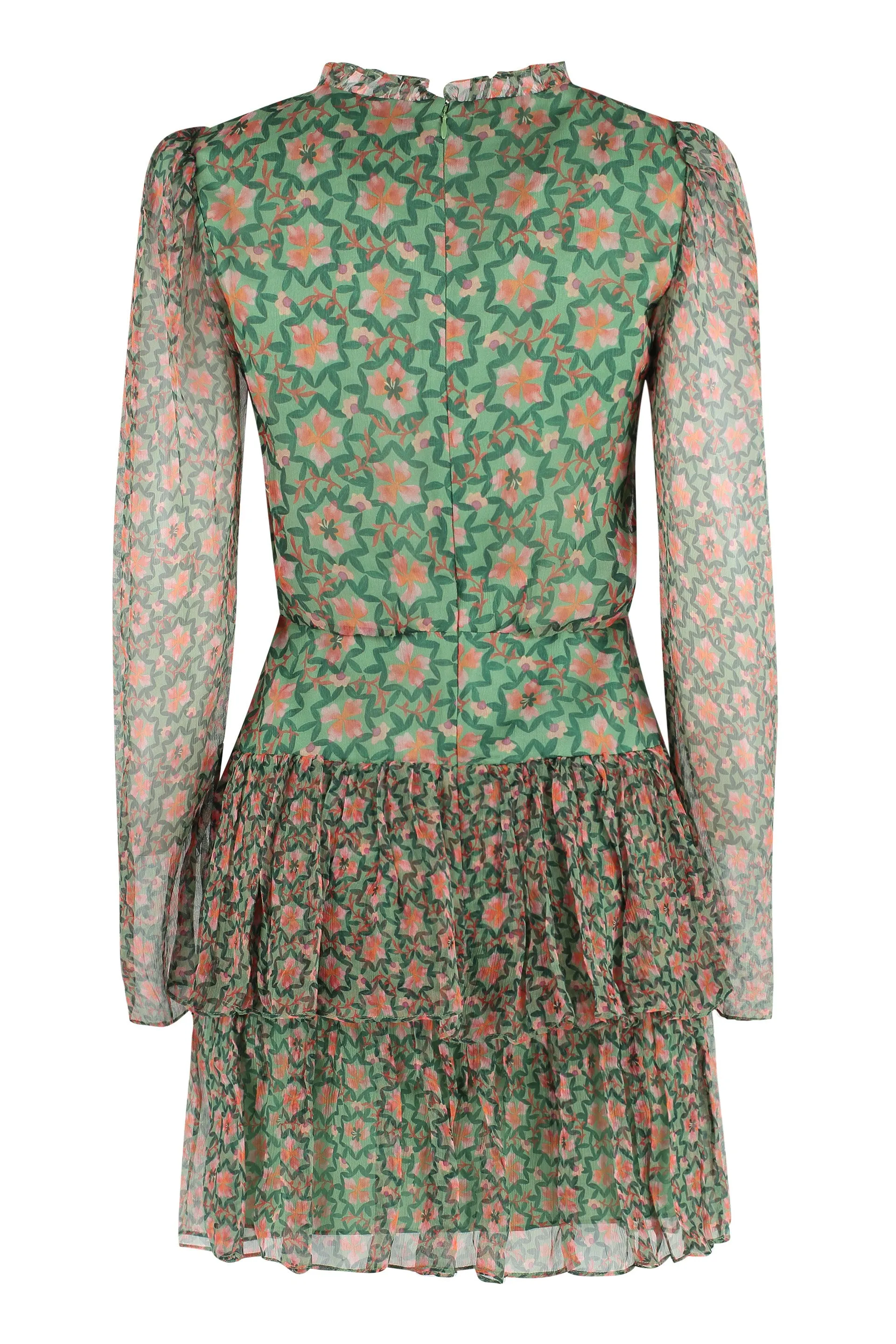 Ava printed chiffon dress