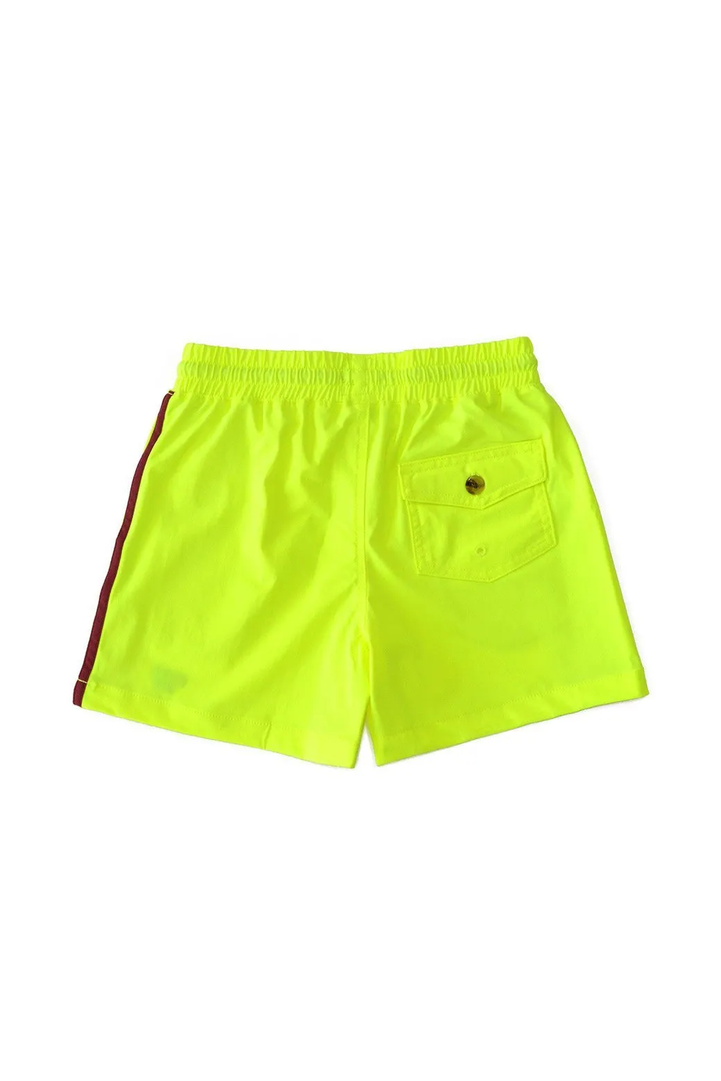 AVIATOR NATION KIDS FLEX BOARD SHORTS - NEON YELLOW