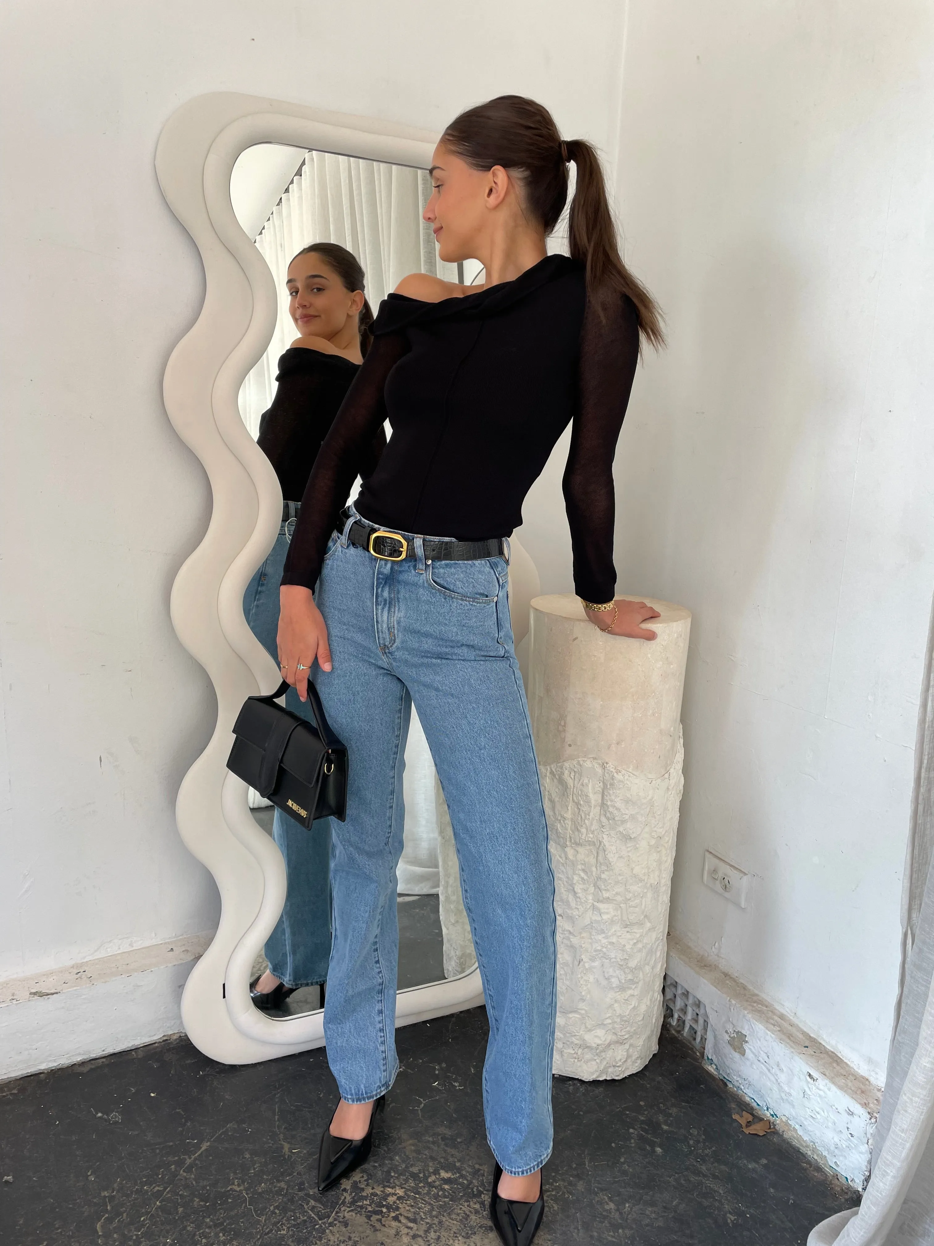AZUL KNIT TOP