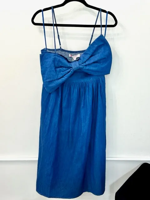 Azure Chambray Midi Dress
