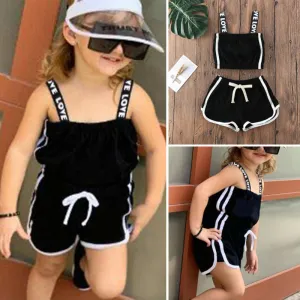 Baby and Toddlers Spaghetti Strap Top and Shorts