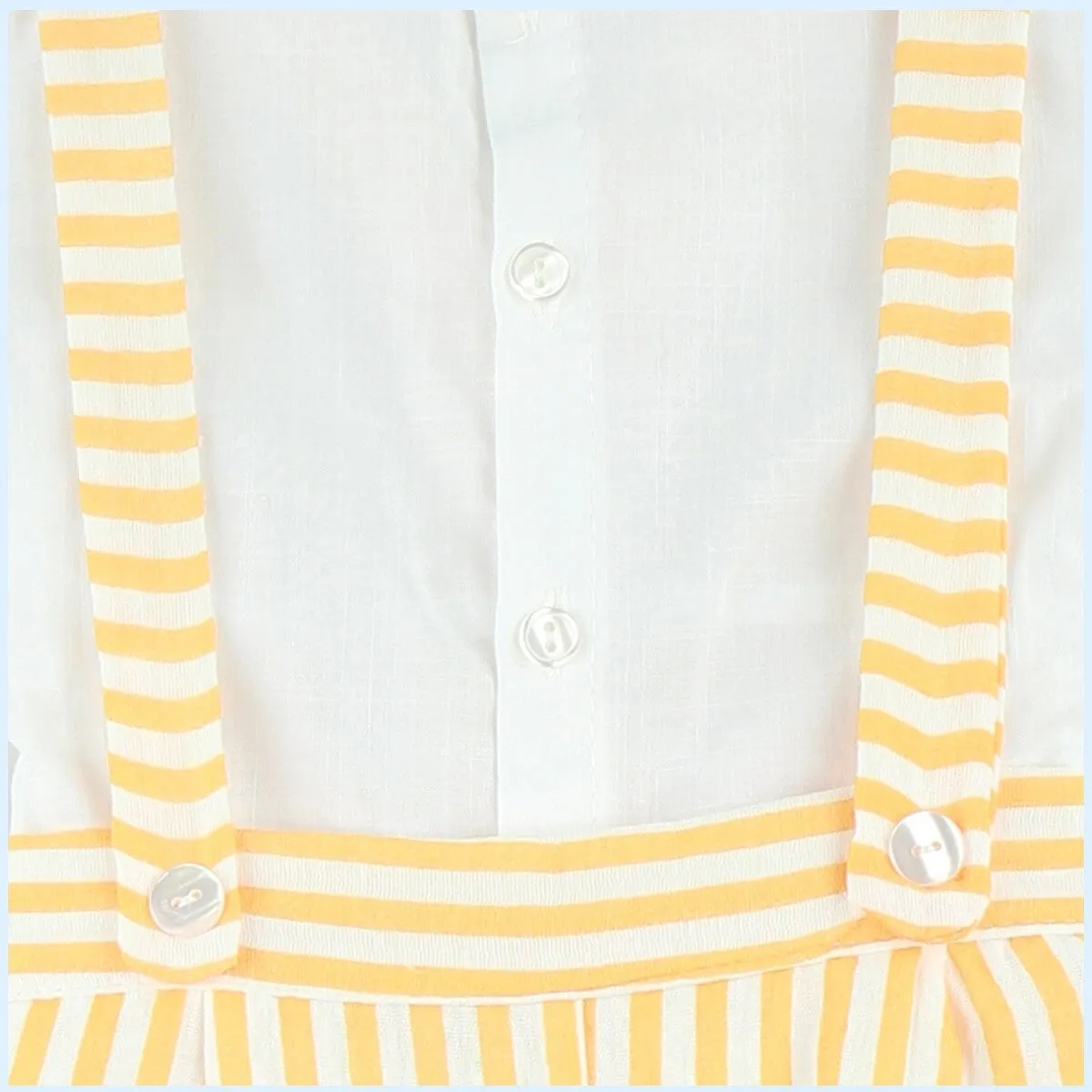 Baby Ferr Boys Yellow Stripe Short Set